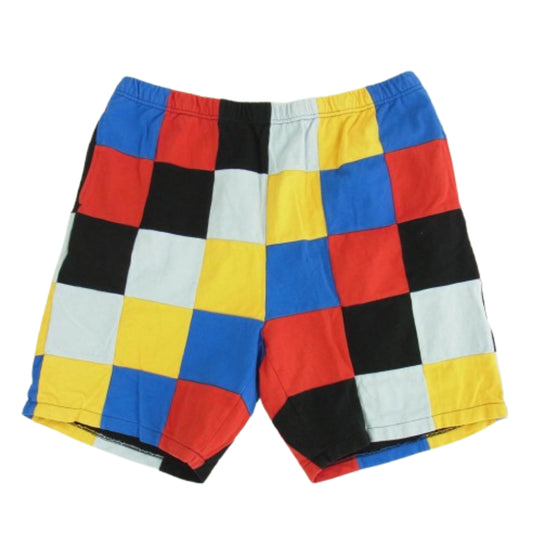 Supreme シュプリーム 18AW Patchwork Pique Short パッチワーク ピケ ショートパンツ ハーフパンツ マルチカラー系 XL【中古】