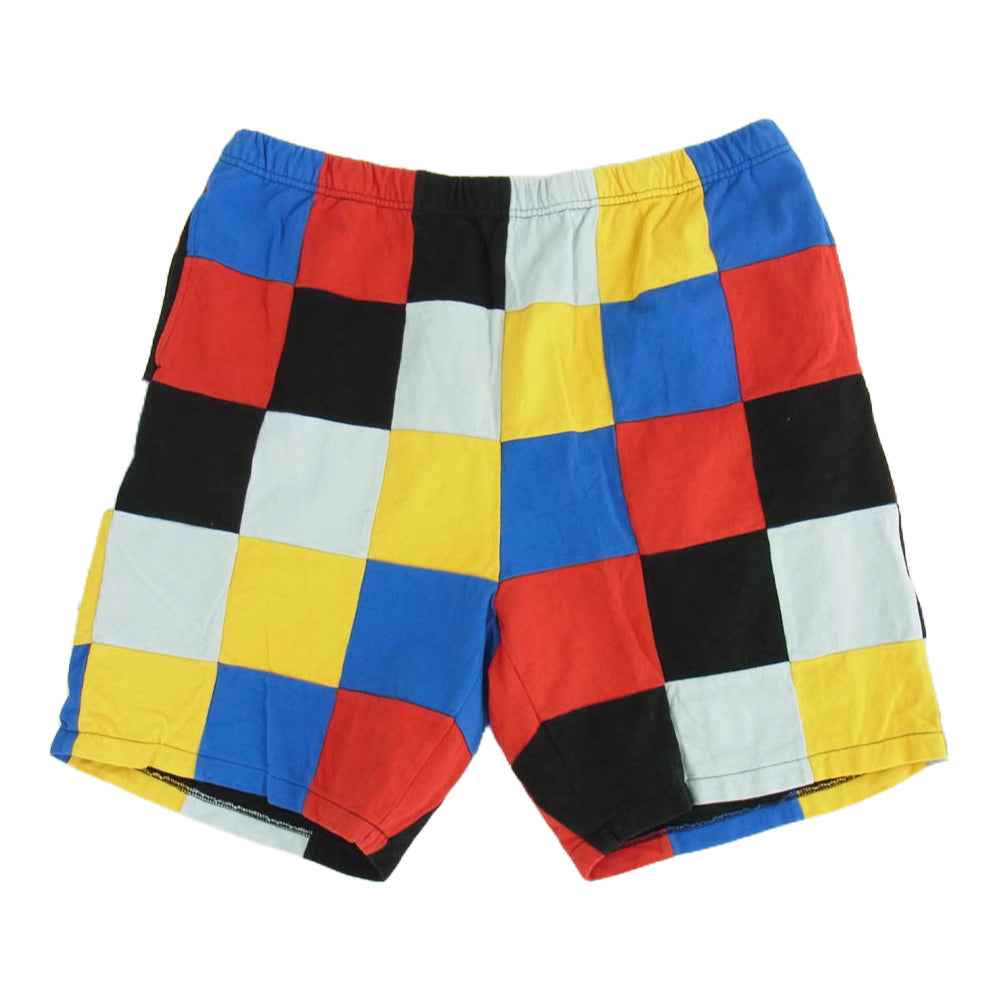 Supreme シュプリーム 18AW Patchwork Pique Short パッチワーク ピケ ショートパンツ ハーフパンツ マルチカラー系 XL【中古】