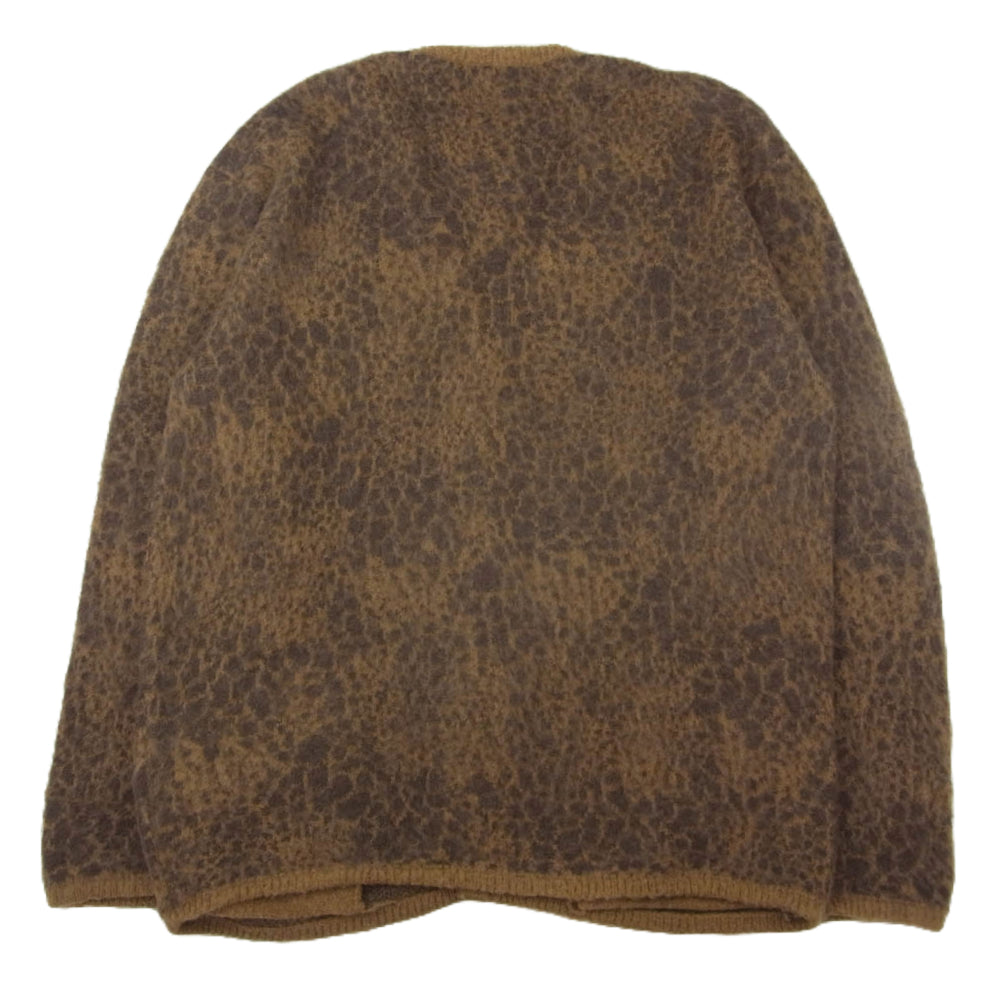 NEIGHBORHOOD ネイバーフッド 21AW 212FUNH-KNM04 MOHAIR CARDIGAN モヘア カーディガン ブラウン系 XL【中古】