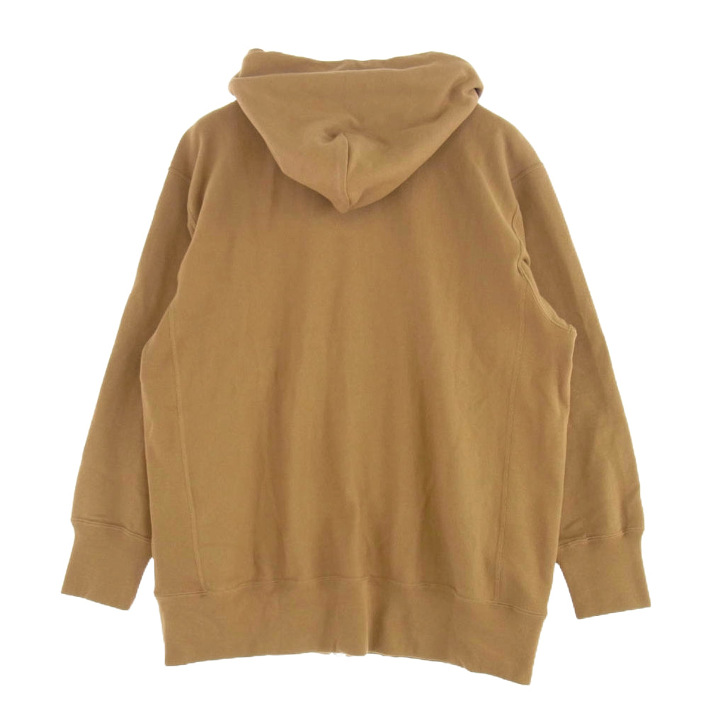 UNDERCOVER アンダーカバー UC1E4811 × Champion チャンピオン REVERSE WEAVE リバースウィーブ ジップアップ フーディ パーカー ライトブラウン系 M【新古品】【未使用】【中古】