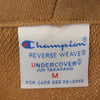 UNDERCOVER アンダーカバー UC1E4811 × Champion チャンピオン REVERSE WEAVE リバースウィーブ ジップアップ フーディ パーカー ライトブラウン系 M【新古品】【未使用】【中古】