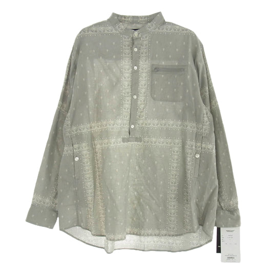 UNDERCOVER アンダーカバー UC2D9402 Cotton pullover shirt プルオーバー シャツ グレー系 2【新古品】【未使用】【中古】
