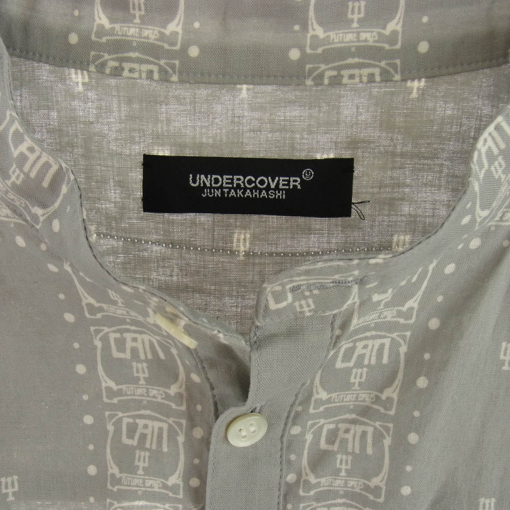 UNDERCOVER アンダーカバー UC2D9402 Cotton pullover shirt プルオーバー シャツ グレー系 2【新古品】【未使用】【中古】
