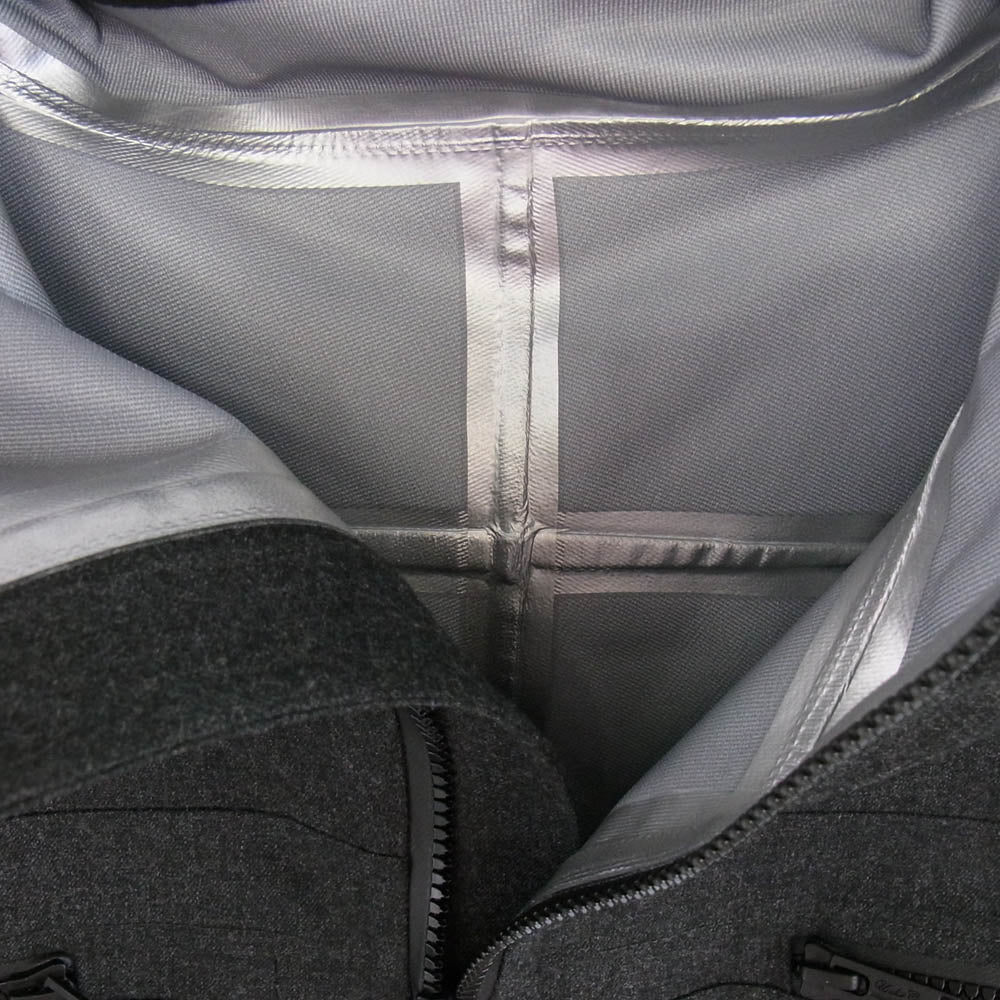 UNDERCOVER アンダーカバー UC2D4206 schoeller クロス柄 フード ブルゾン ジャケット グレー系 2【極上美品】【中古】