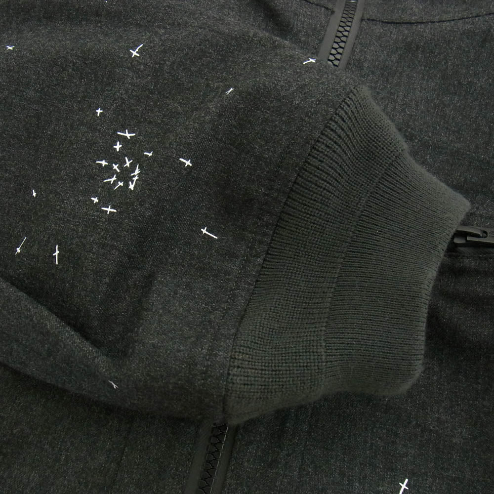 UNDERCOVER アンダーカバー UC2D4206 schoeller クロス柄 フード ブルゾン ジャケット グレー系 2【極上美品】【中古】