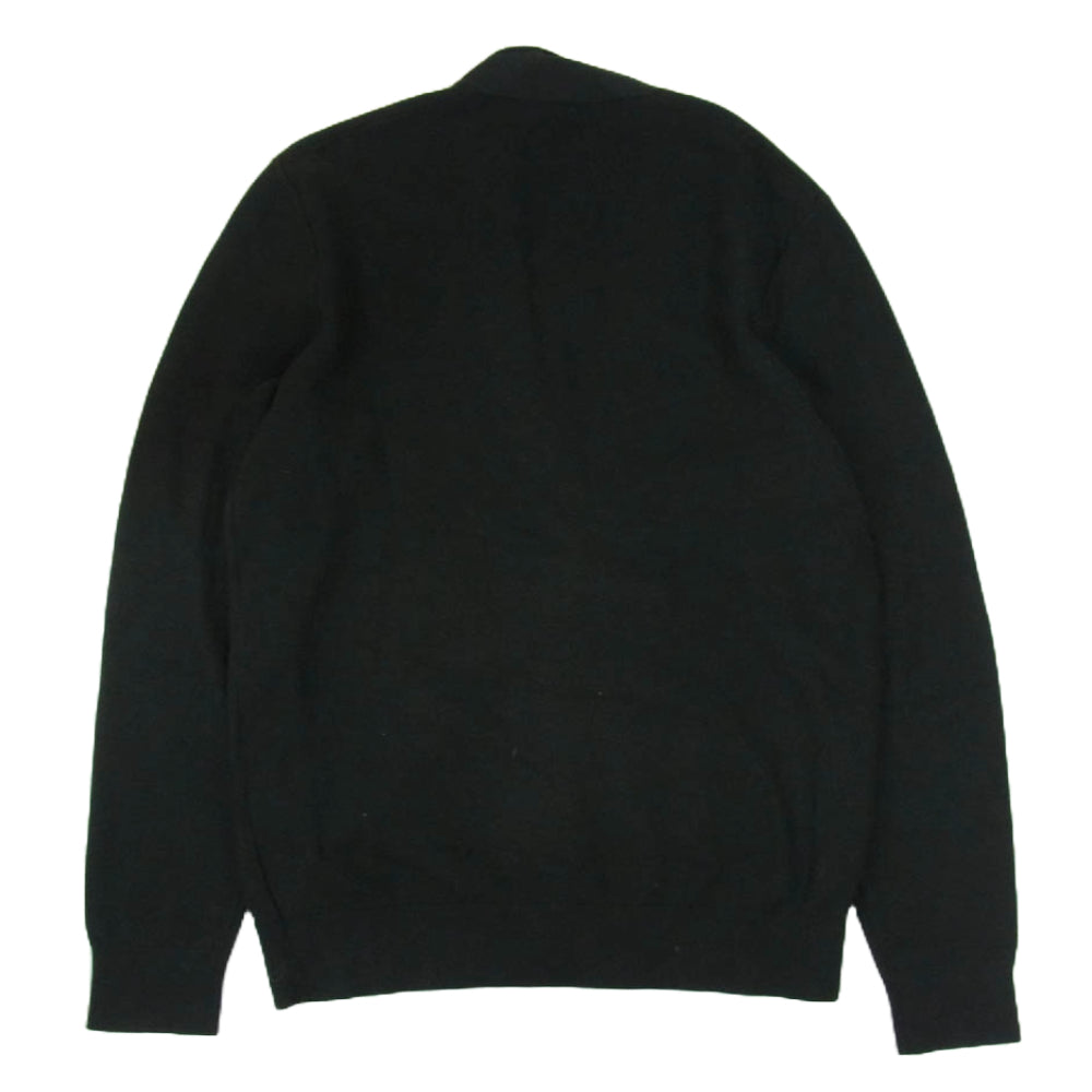 theory セオリー 02-9103002-050-902 ショールカラー コットン カーディガン ブラック系 S【中古】