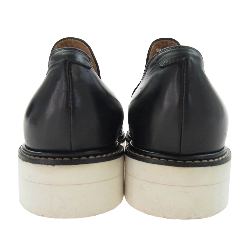 SARTORE サルトル イタリア製 フリンジ シューズ ブラック系 37【中古】