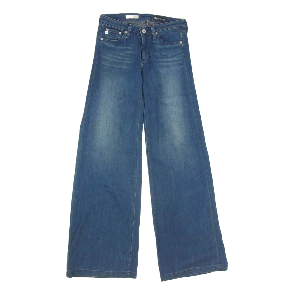 theory セオリー × AG エージー 01-5360950 スーパー ワイド レッグ デニム パンツ インディゴブルー系 26【新古品】【未使用】【中古】