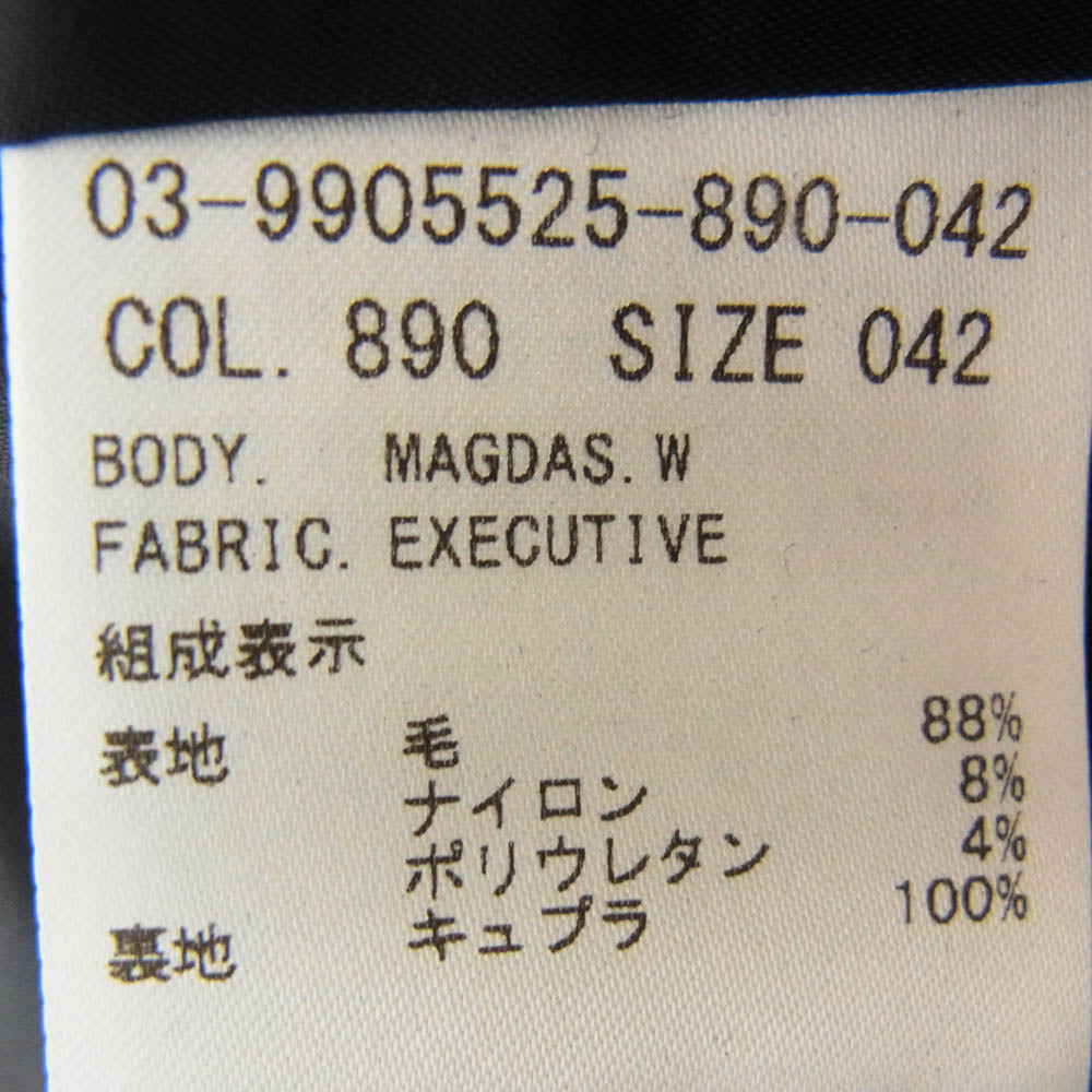 theory セオリー 03-9905525-890-042 Theory luxe セオリーリュクス Executive Magdas ワンピース ネイビー系 42【中古】