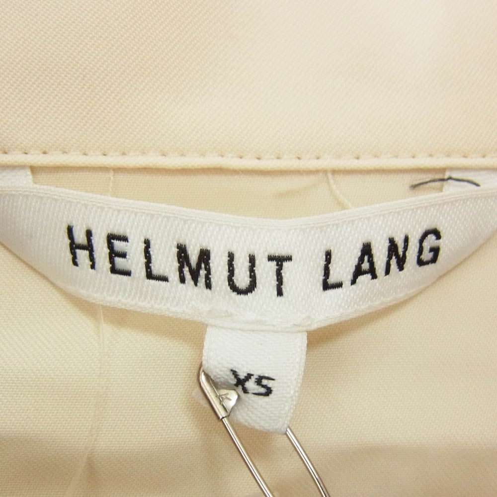 HELMUT LANG ヘルムートラング 16-8308038-050-900 レース レーヨン ブラウス シャツ ベージュ系 XS【新古品】【未使用】【中古】
