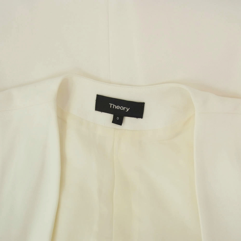 theory セオリー ロング ジレ ベスト ワンピース オフホワイト系【中古】