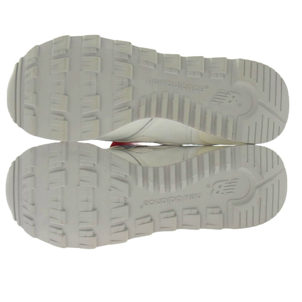 NEW BALANCE ニューバランス M1400JWT USA製 レザー オールホワイト ローカット スニーカー ホワイト系 24.5cm【中古】