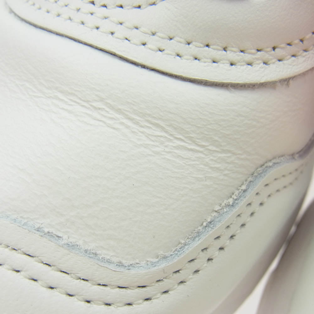 NEW BALANCE ニューバランス M1400JWT USA製 レザー オールホワイト ローカット スニーカー ホワイト系 24.5cm【中古】