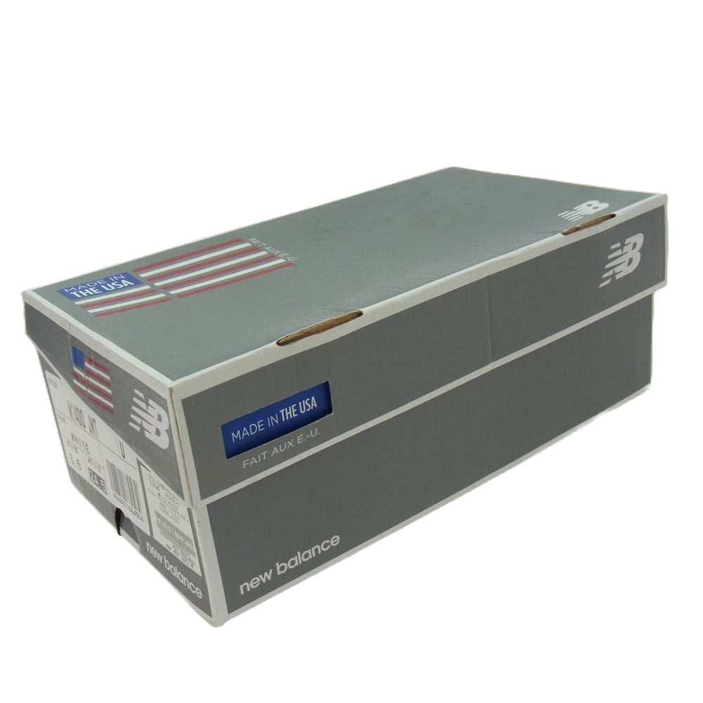 NEW BALANCE ニューバランス M1400JWT USA製 レザー オールホワイト ローカット スニーカー ホワイト系 24.5cm【中古】