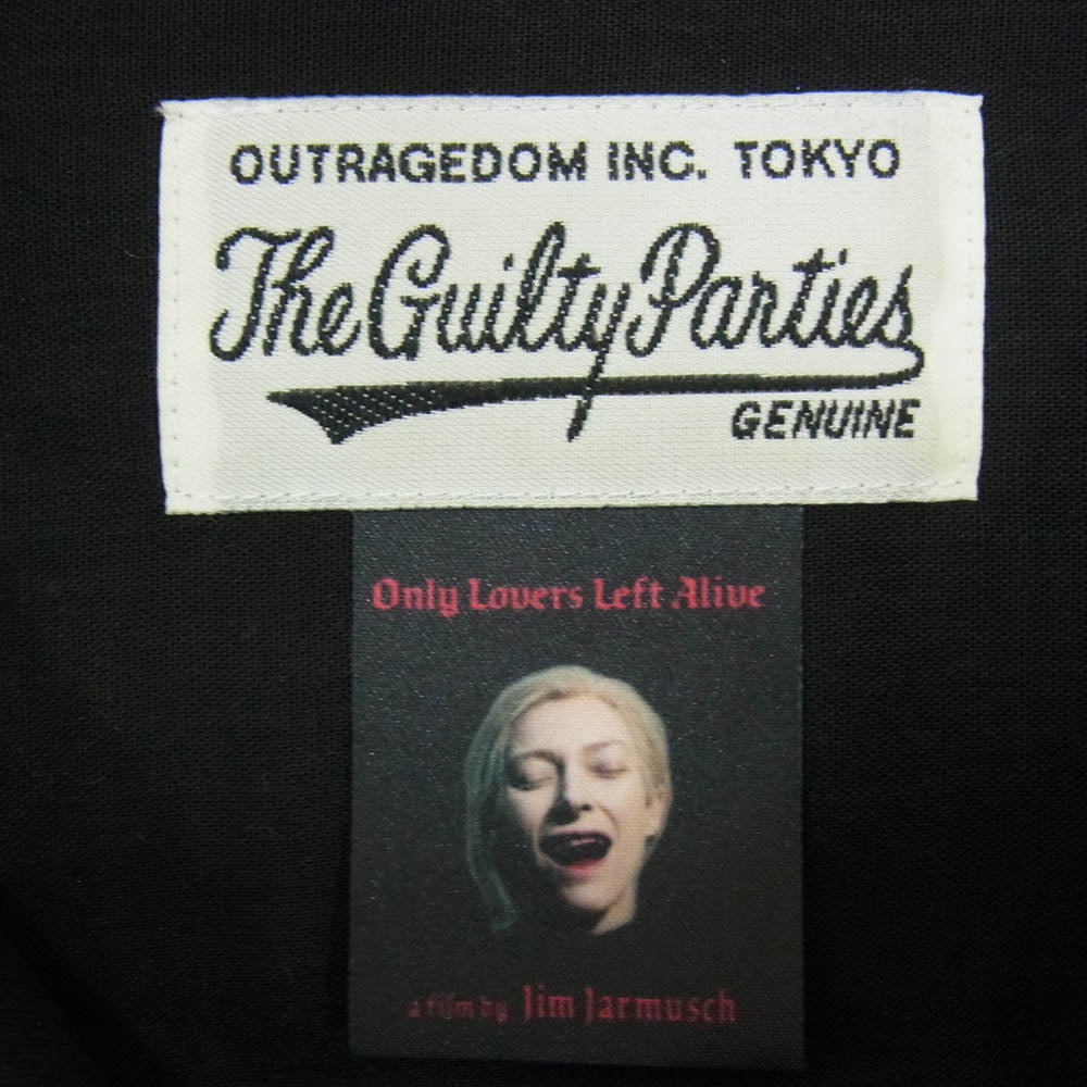 WACKO MARIA ワコマリア 21SS JIM JARMUSCH HAWAIIAN SHIRT ジム ジャームッシュ ハワイアン アロハ 開襟 半袖 シャツ ブラック系 XL【中古】