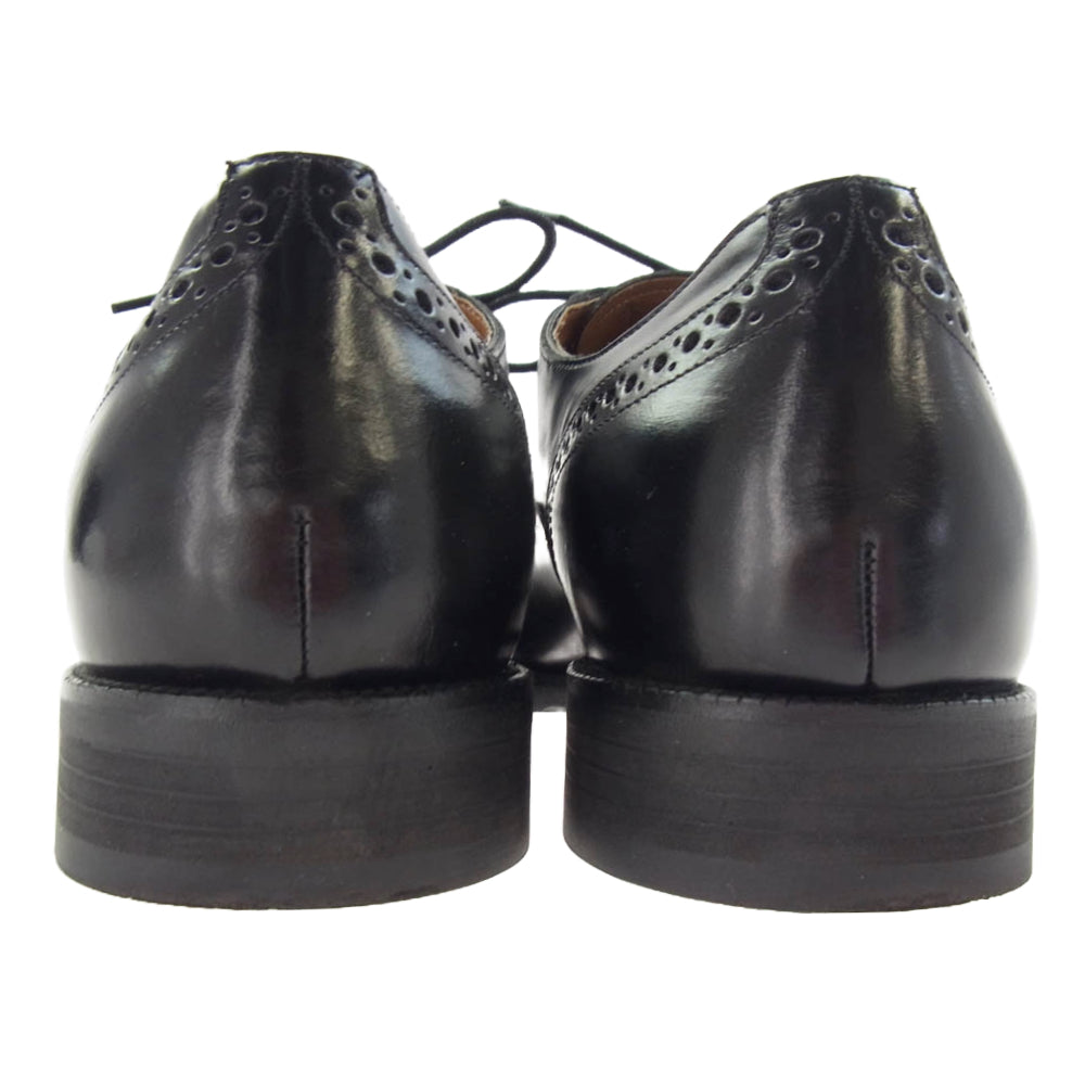 アンラインバイアルフレッドバニスター ストレートチップ レザー シューズ 革靴 ブラック系 40【中古】
