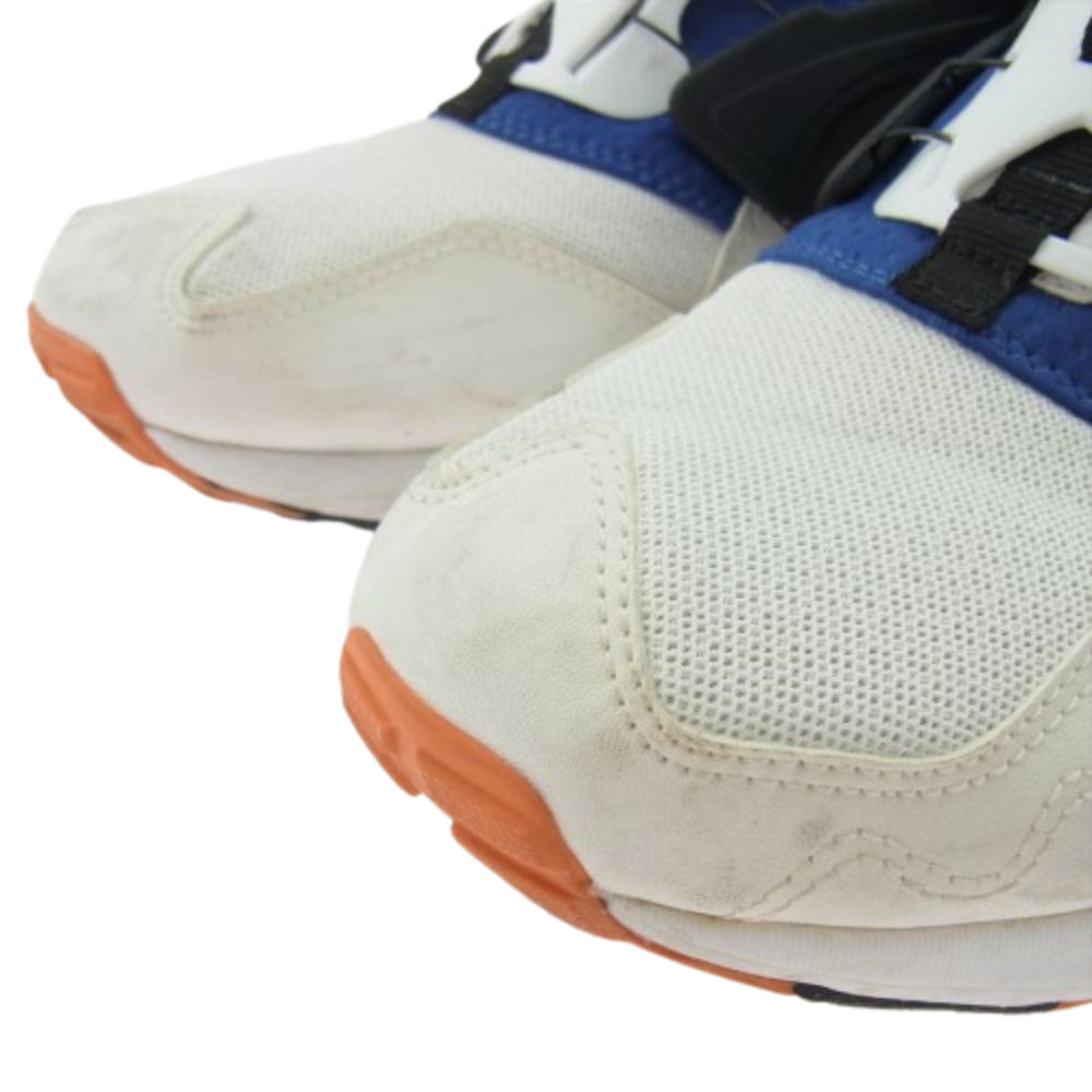 PUMA プーマ DISC BLAZE 3D AFAST FWD ディスク ブレイズ スニーカー ホワイト系 ブルー系 オレンジ系 28cm【中古】