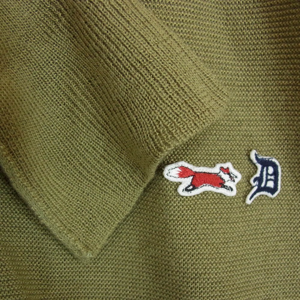 ダファー × PENNEYS THE FOX CARDIGAN ぺニーズ ニット カーディガン カーキ系 M【中古】