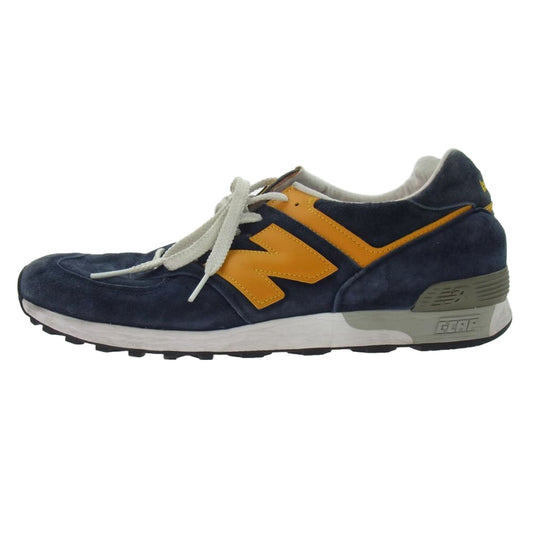 NEW BALANCE ニューバランス M576PBY 英国製 576スエード ローカット  スニーカー ネイビー系 US10【中古】