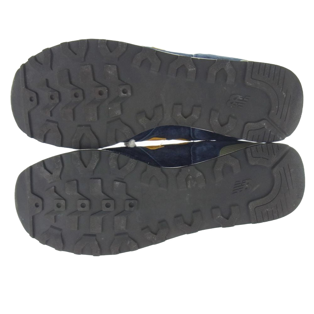 NEW BALANCE ニューバランス M576PBY 英国製 576スエード ローカット  スニーカー ネイビー系 US10【中古】