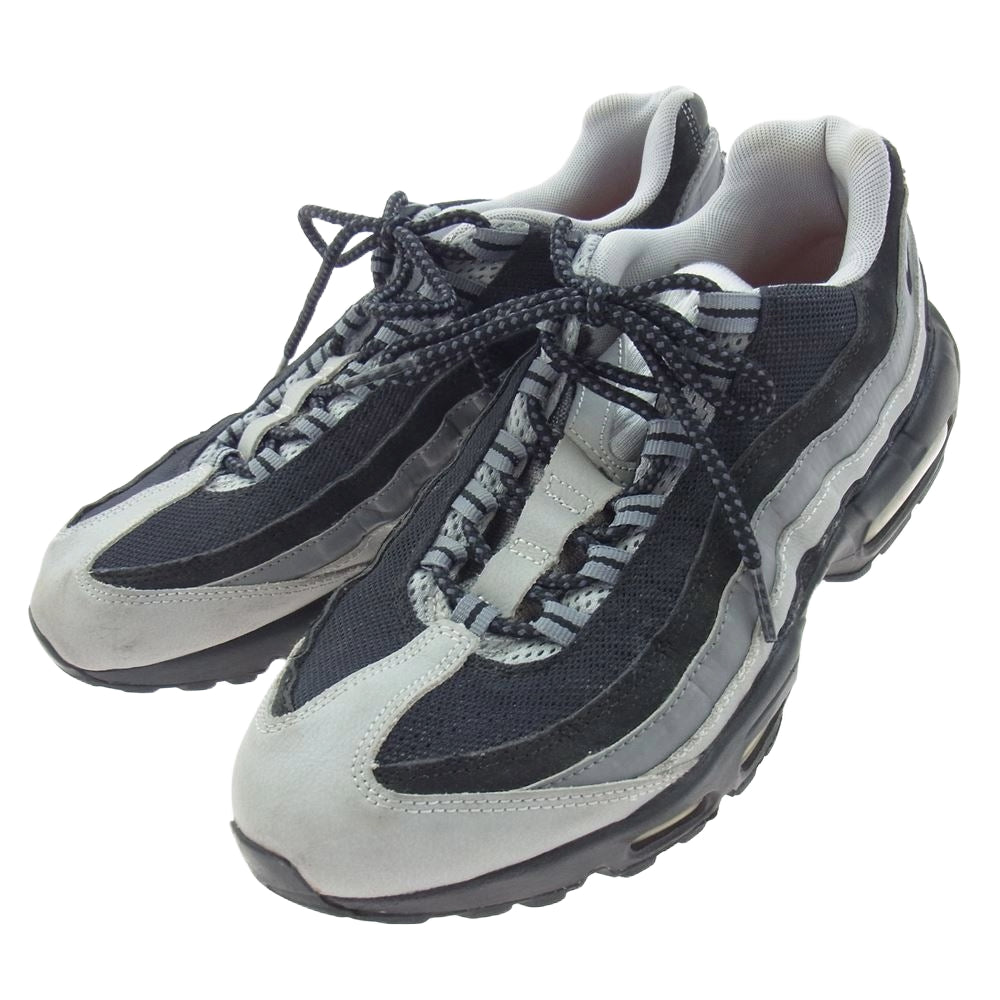 NIKE ナイキ 749766-005 Air Max 95 Black Wolf Grey Cool Grey エアマックス95 ブラック ウルフグレー クールグレー スニーカー ブラック系 グレー系 28cm【中古】