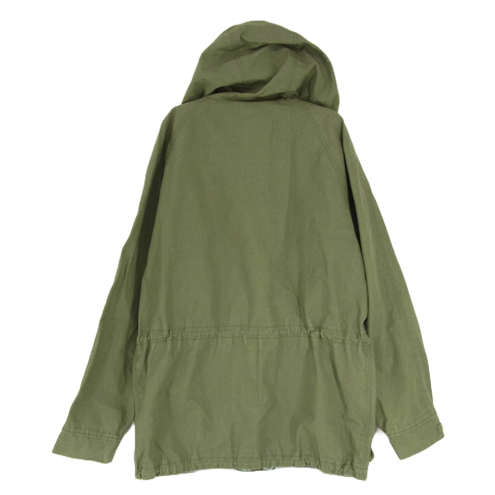 HYSTERIC GLAMOUR ヒステリックグラマー 0261AB02 ワッペン ミリタリー フーデッド ジャケット カーキ系 M【中古】