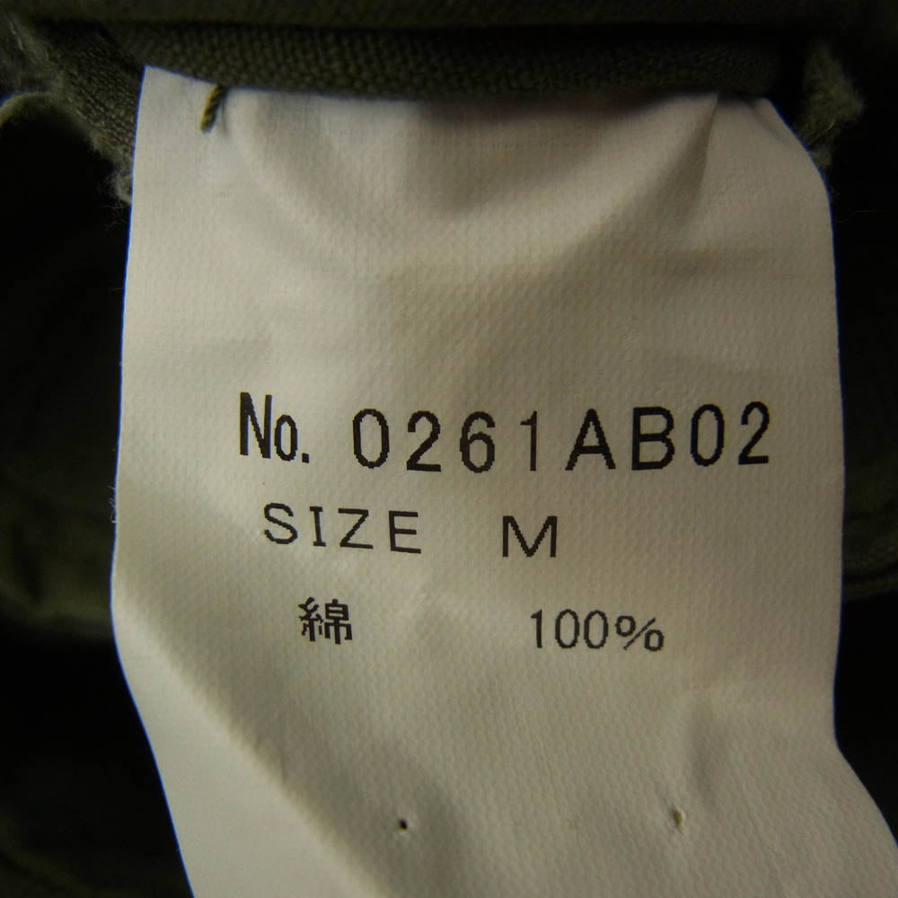 HYSTERIC GLAMOUR ヒステリックグラマー 0261AB02 ワッペン ミリタリー フーデッド ジャケット カーキ系 M【中古】