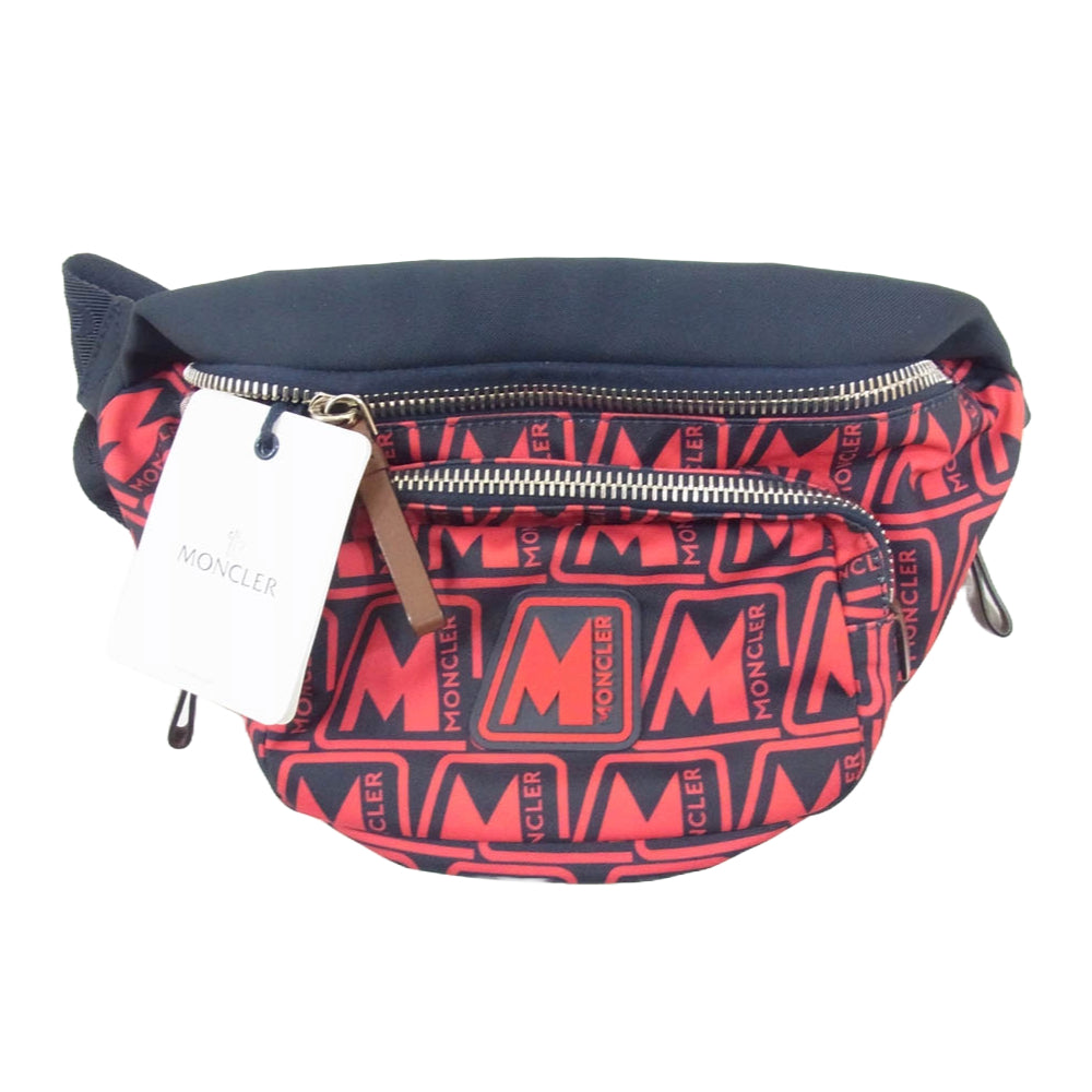 MONCLER モンクレール DURANCE BELT BAG デュランス ベルト ショルダー バッグ レッド系【中古】