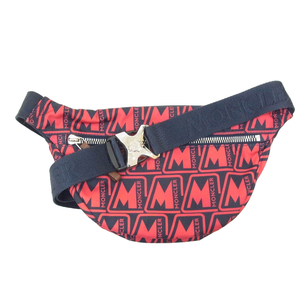 MONCLER モンクレール DURANCE BELT BAG デュランス ベルト ショルダー バッグ レッド系【中古】