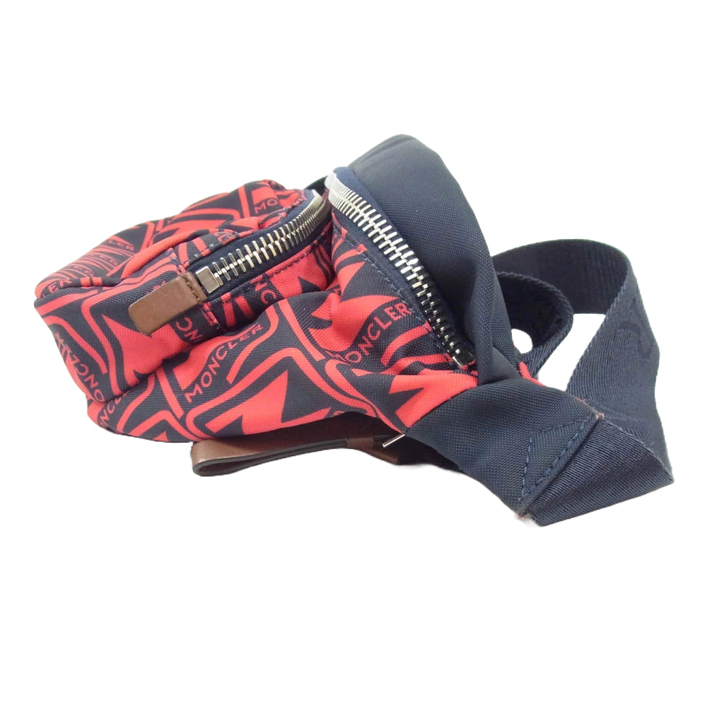 MONCLER モンクレール DURANCE BELT BAG デュランス ベルト ショルダー バッグ レッド系【中古】