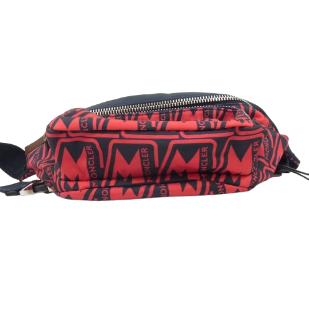 MONCLER モンクレール DURANCE BELT BAG デュランス ベルト ショルダー バッグ レッド系【中古】