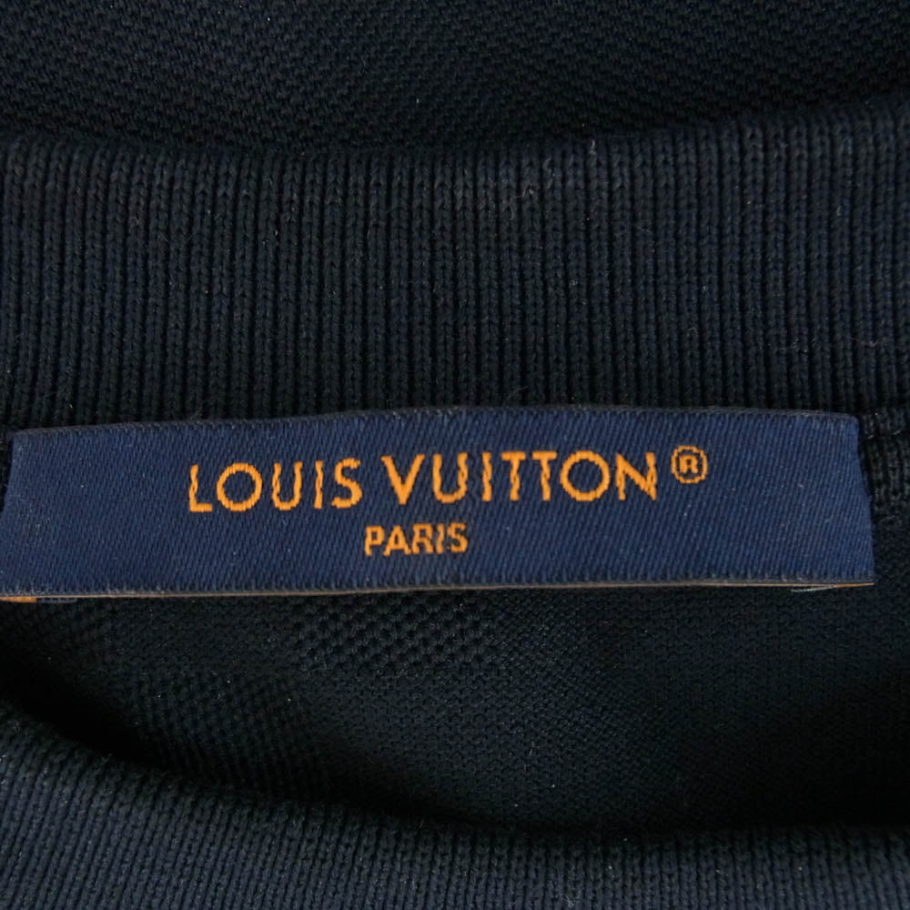 LOUIS VUITTON ルイ・ヴィトン 1A7XE2 LVSE Half Damier Pocket T-Shirt  ハーフ ダミエ ポケット Tシャツ ネイビー系 XL【中古】