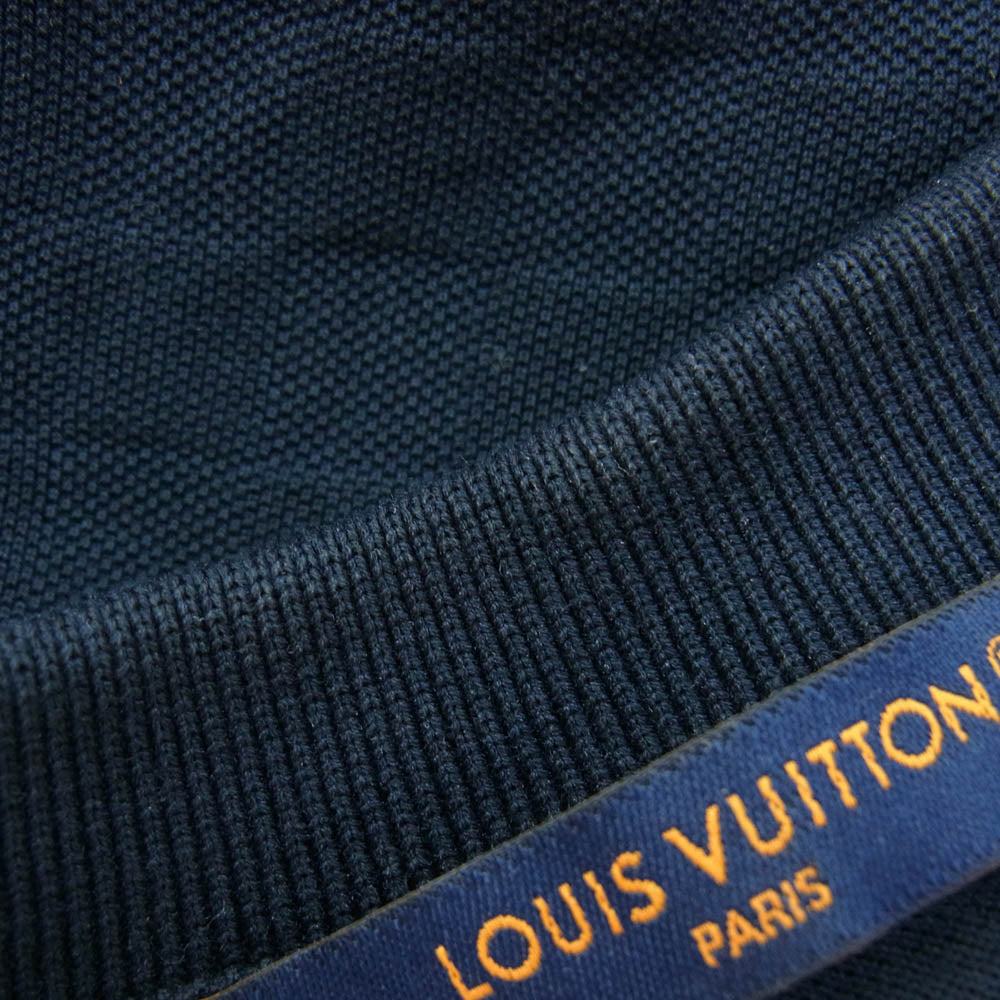 LOUIS VUITTON ルイ・ヴィトン 1A7XE2 LVSE Half Damier Pocket T-Shirt  ハーフ ダミエ ポケット Tシャツ ネイビー系 XL【中古】