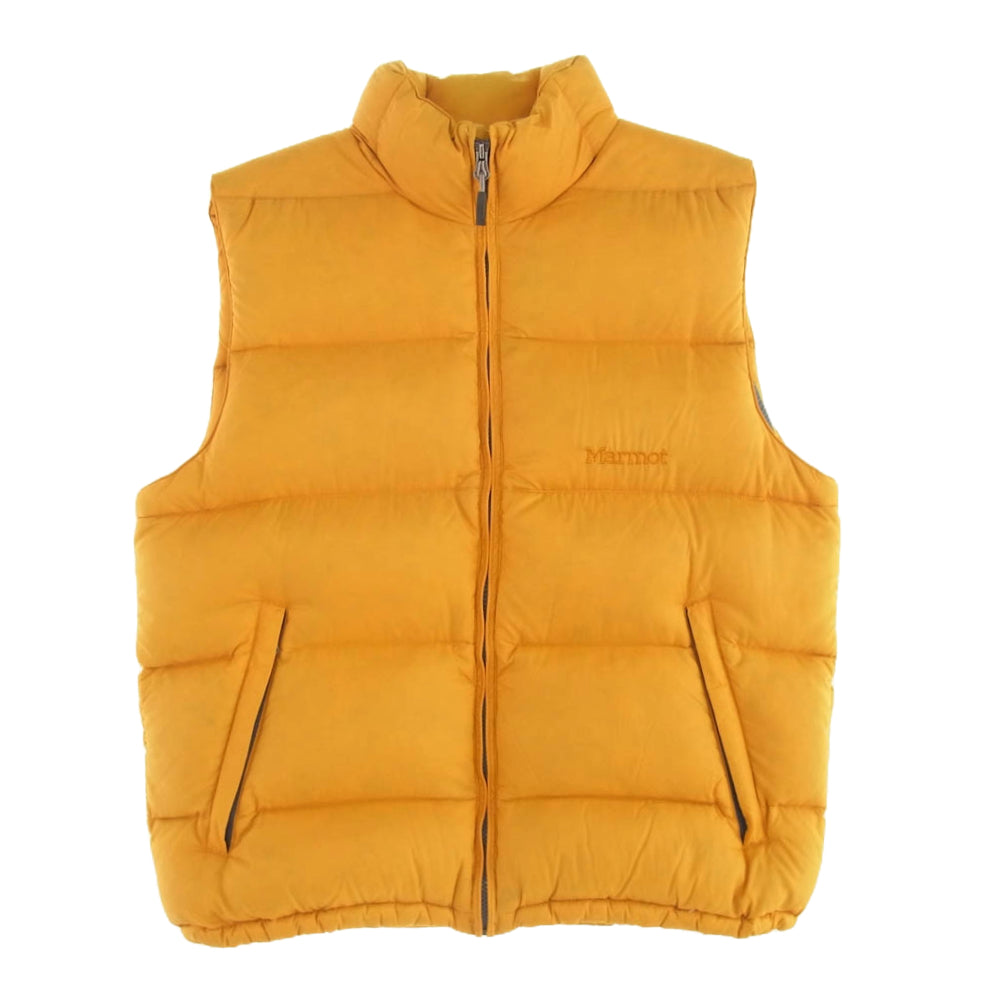 MARMOT マーモット 5633J J ナイロン ダウン ベスト イエロー系 M【中古】