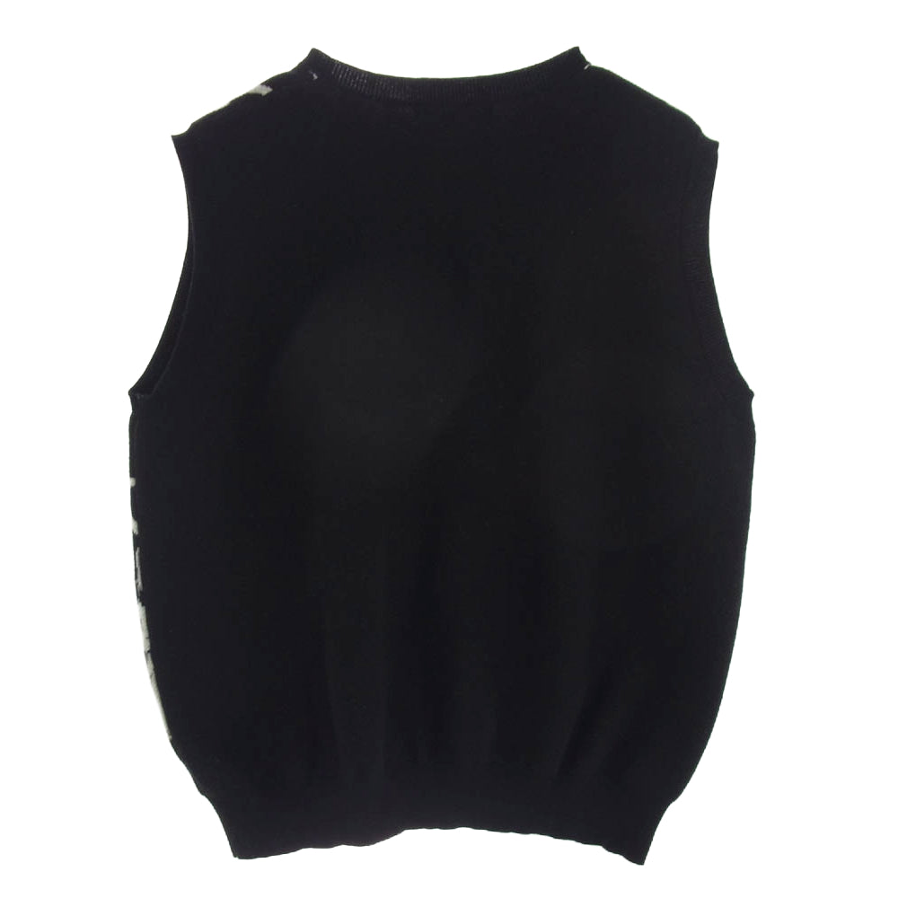 ティー TTT-2021AW-KT04 Panther Knit Vest パンサー ニット ベスト ブラック系 M【中古】
