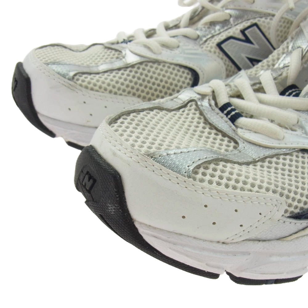 NEW BALANCE ニューバランス MR530SG スニーカー ランニングシューズ ホワイト系 シルバー系 ネイビー系 26cm【中古】