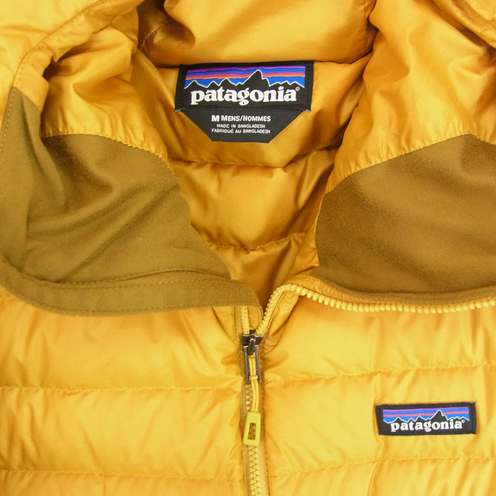 patagonia パタゴニア 84701 Down Sweater Hoody ダウン セーター ジャケット イエロー系 M【中古】