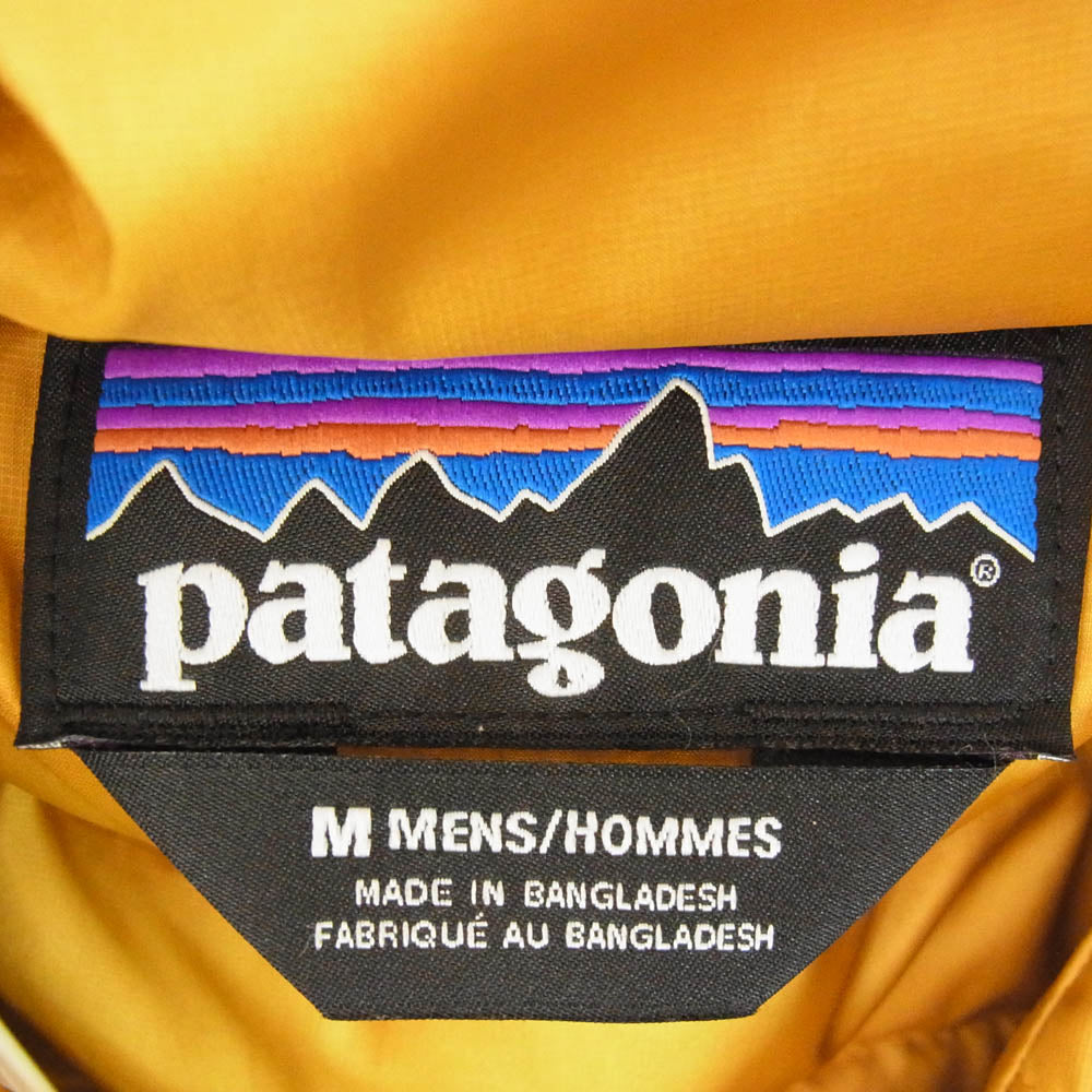 patagonia パタゴニア 84701 Down Sweater Hoody ダウン セーター ジャケット イエロー系 M【中古】