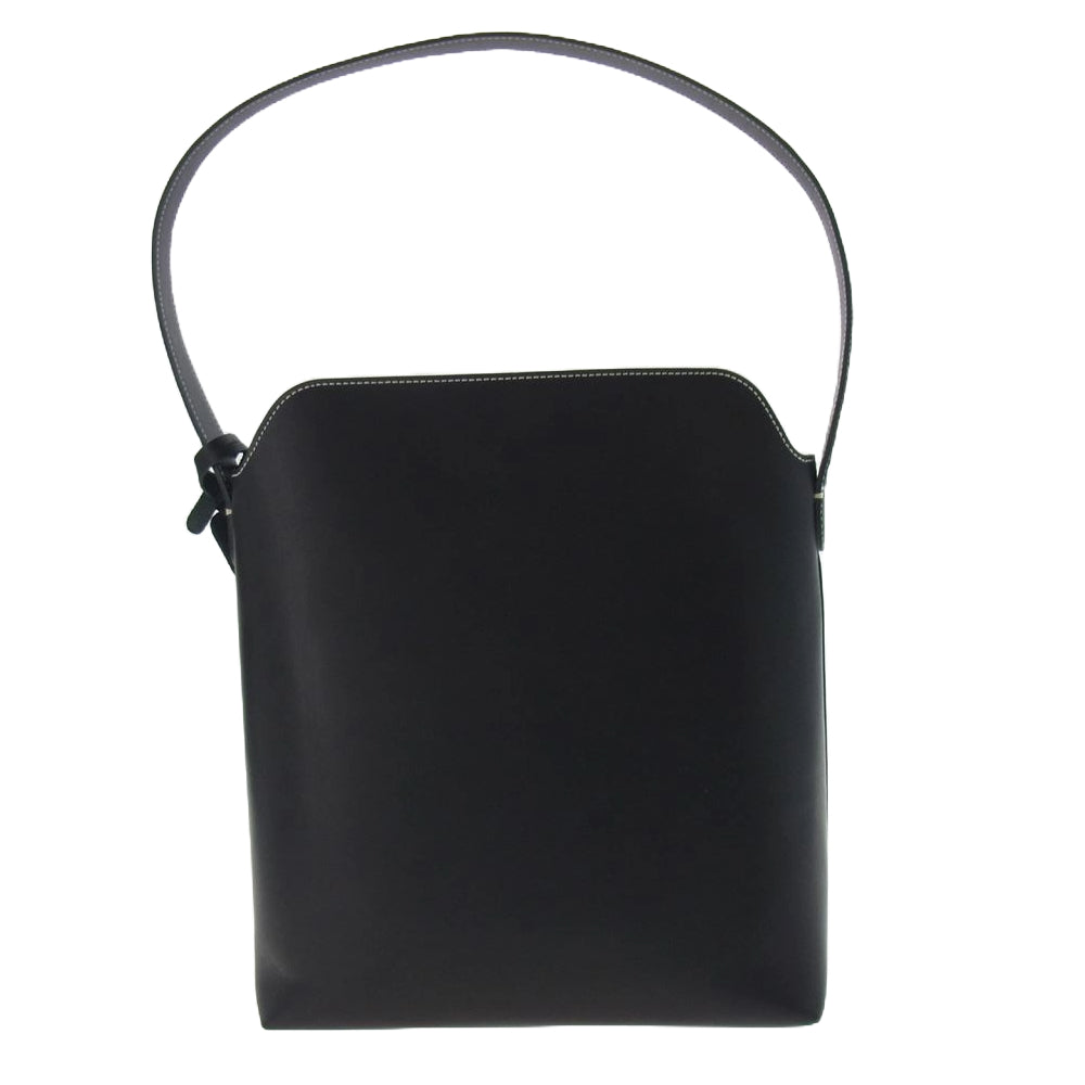 土屋鞄製造所 オイルメロウレザー ディアリオ ワンショルダー バッグ ブラック系【中古】