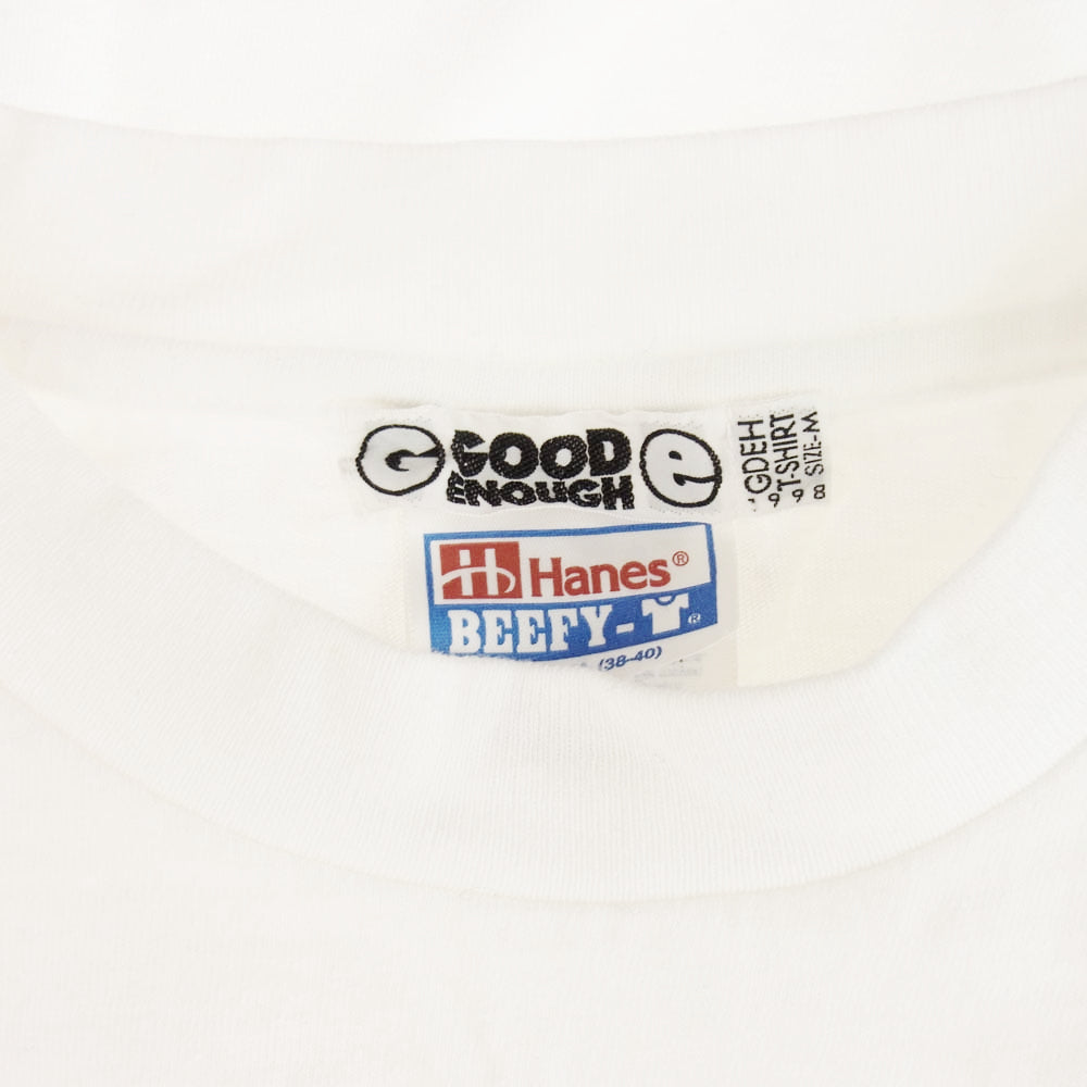 GOODENOUGH グッドイナフ 90s 初期 archive アーカイブ Hanes BEEFY G CLASSC COLLECTION プリント Tee 半袖 Ｔシャツ ホワイト系 M【中古】