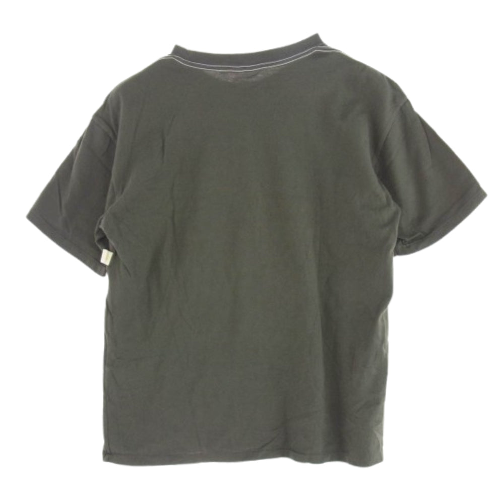 UNDERCOVER アンダーカバー 98年製 UC-85-T-102 90s 初期 archive アーカイブ ボックスロゴ プリント 半袖 Ｔシャツ グレー系 L【中古】