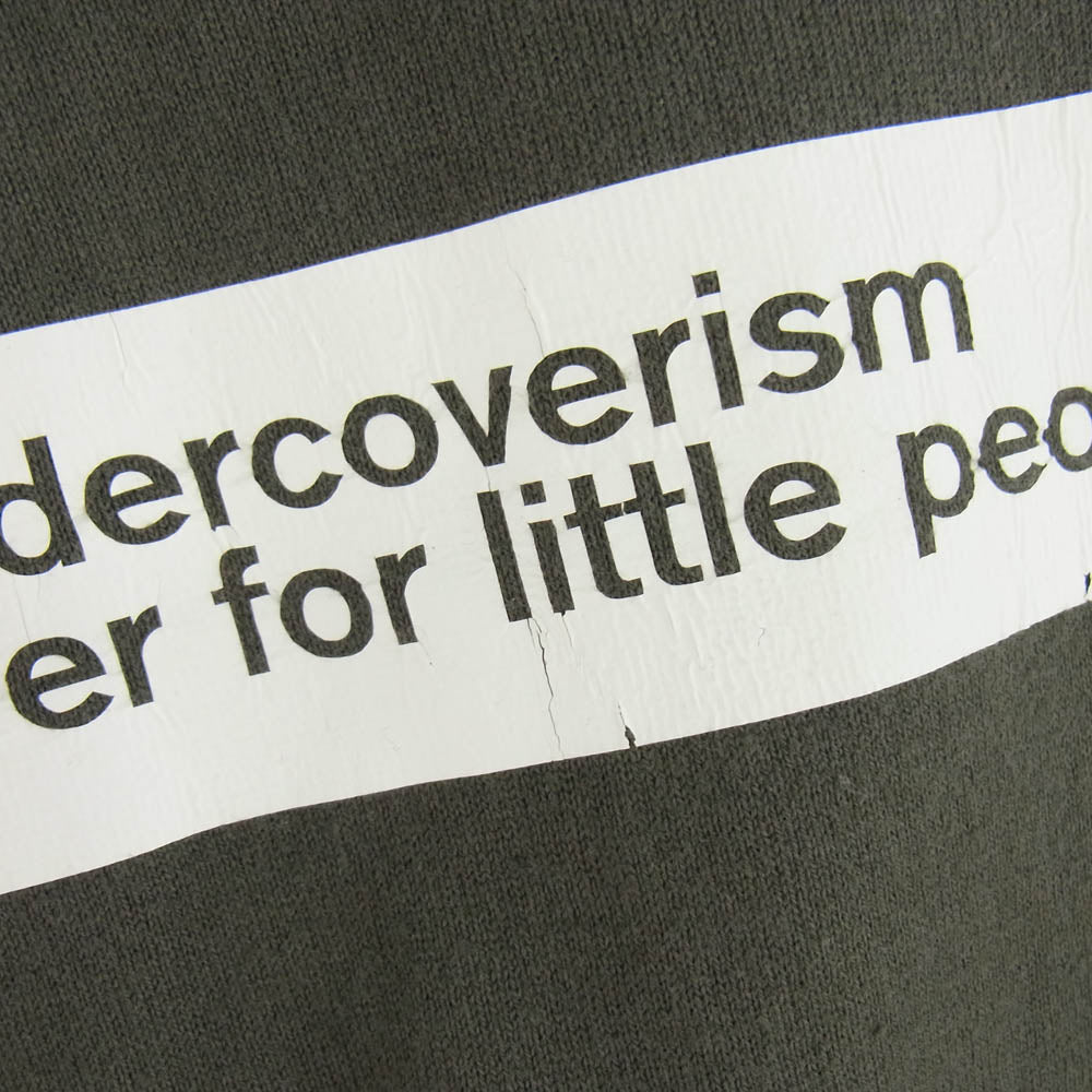 UNDERCOVER アンダーカバー 98年製 UC-85-T-102 90s 初期 archive アーカイブ ボックスロゴ プリント 半袖 Ｔシャツ グレー系 L【中古】