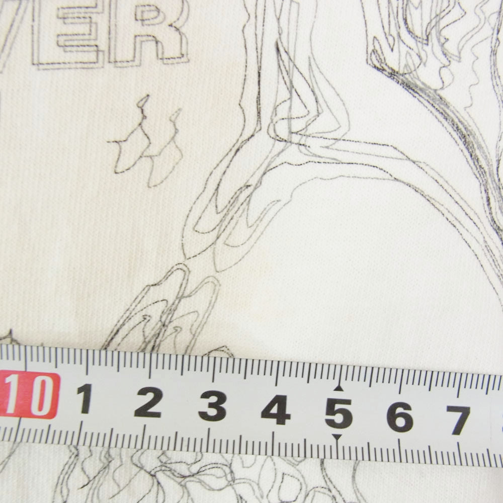 UNDERCOVER アンダーカバー 90s 初期 archive アーカイブ スカル ドクロ プリント 半袖 Ｔシャツ ホワイト系 サイズ表記無【中古】