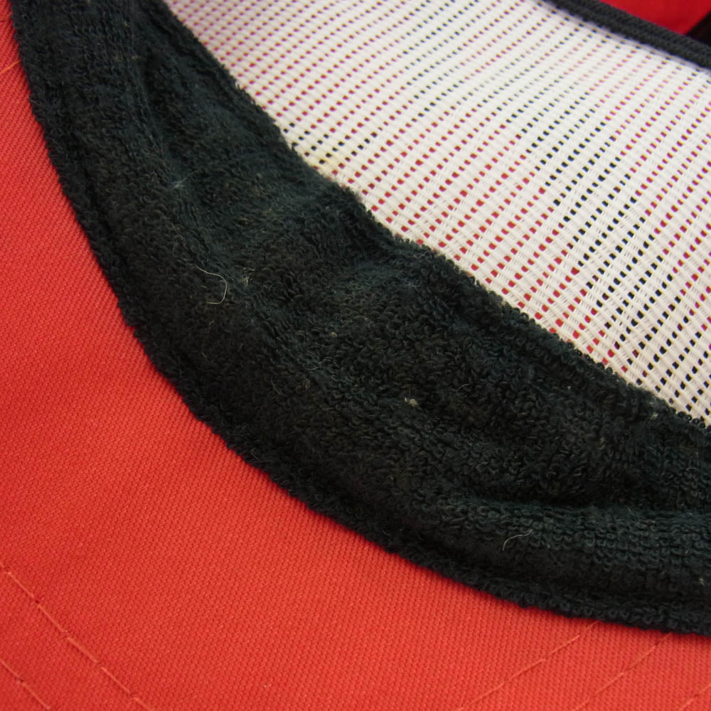 GOODENOUGH グッドイナフ 初期 archive アーカイブ フルロゴ 刺繍 サンバイザー付 CAP キャップ レッド系【中古】