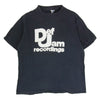 ヴィンテージ 80s Hanes def jam 半袖 プリント Tシャツ ネイビー系 L【中古】