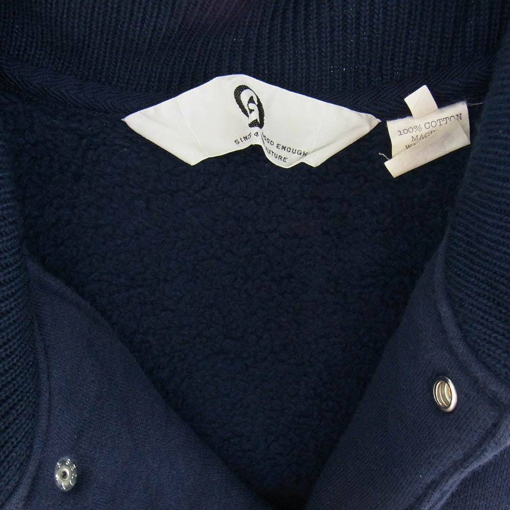 GOODENOUGH グッドイナフ 90s 初期 archive アーカイブ GE ワッペン スウェット スタジャン ネイビー系 M【中古】