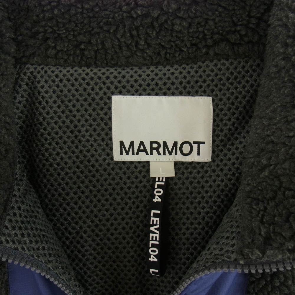 マーモット キャピタル 24FW-L4-02 FLEECE JACKET フリース ボア ジャケット グレー系 パープル系 L【中古】