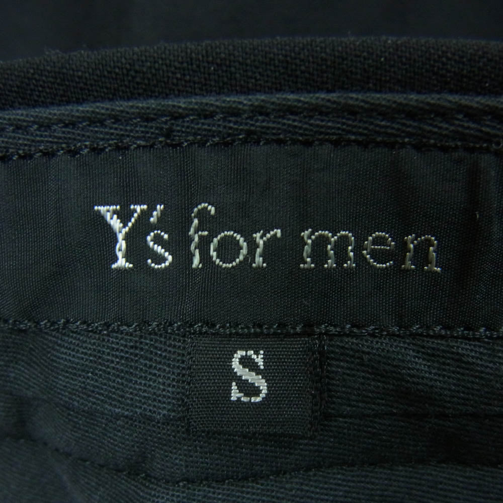 Y's Yohji Yamamoto ワイズ ヨウジヤマモト Y’s for men ワイズフォーメン 94AW MV-X01-104 黒タグ 2タック ウール パンツ ブラック系 S【中古】