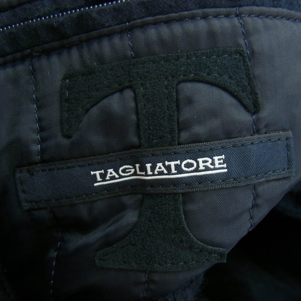 タリアトーレ 34UIC135 LIGHT メタルボタン ウール Pコート ピーコート ダークネイビー系 42【中古】