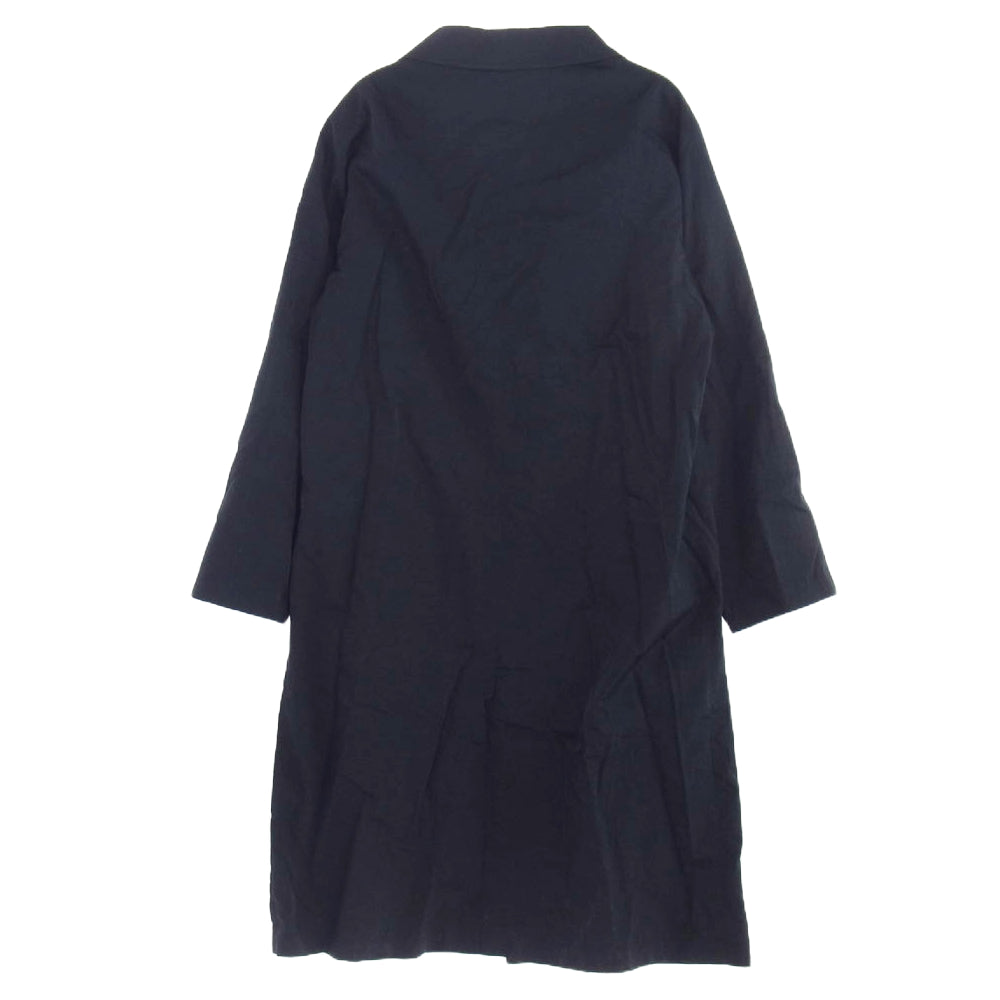 Yohji Yamamoto POUR HOMME ヨウジヤマモトプールオム 24AW HO-C13-606 NYLON TWILL NAVY ASYMMETRY COAT ナイロン ツイル アシンメトリー コート ダークネイビー系 1【中古】